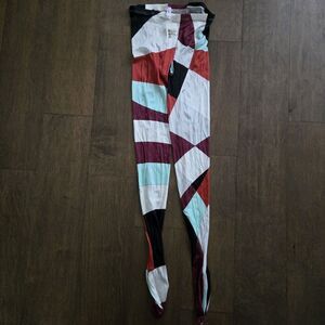 Emilio Pucci X Wolford Italy Stretch Marmo Print Pantyhose Tights Size L New